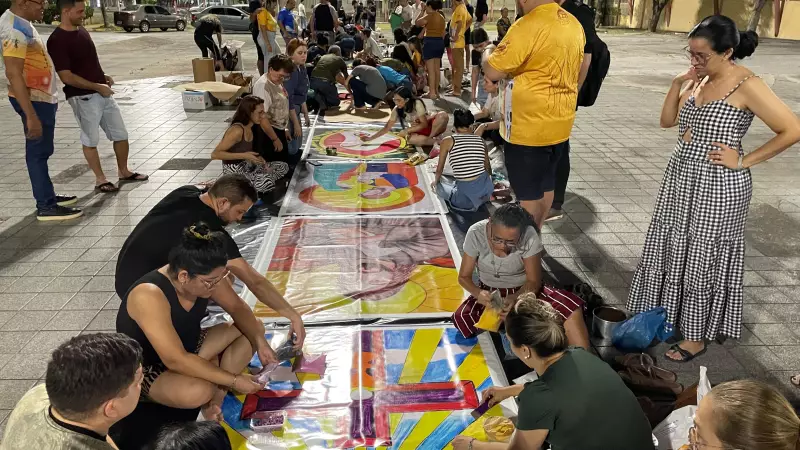Manaus se prepara para o Corpus Christi com tapetes coloridos e tradição religiosa