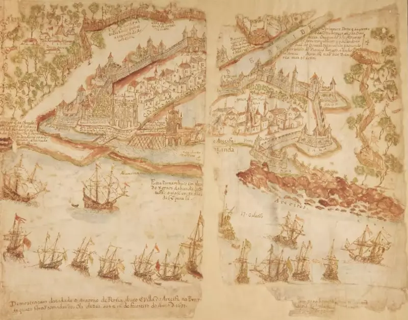 Mapa inédito revela estratégia portuguesa que expulsou holandeses do Brasil em 1654
