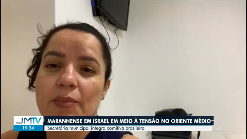 Maranhense em Israel vive tensão durante viagem oficial em meio a conflitos no Oriente Médio