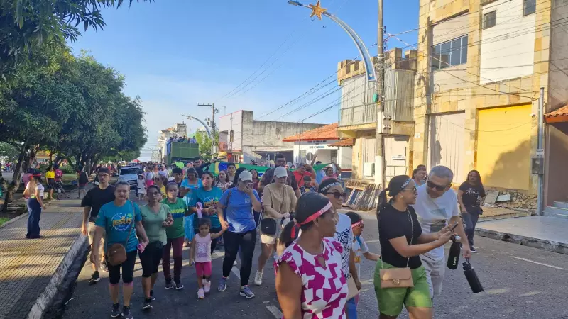 Marcha para Jesus 2025 reúne multidão em Santarém: fé, música e emoção