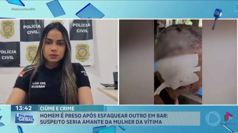Marido é atacado com facão pelo amante da esposa em crime passional chocante