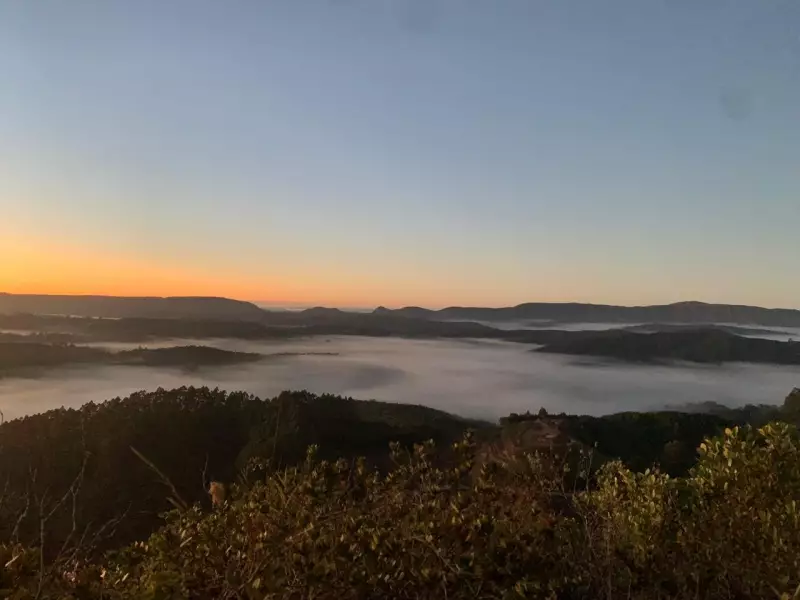 Mirantes de Itararé se transformam com o frio e encantam turistas: veja fotos deslumbrantes!