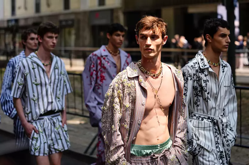 Moda Masculina em Milão e Paris: Leveza e Gentileza Dominam as Passarelas