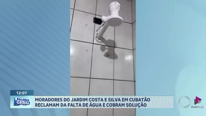 Moradores de Cubatão (SP) enfrentam crise de abastecimento de água e exigem soluções urgentes