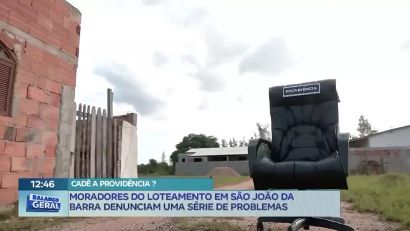 Moradores de loteamento em São João da Barra, RJ, enfrentam problemas graves: falta de infraestrutura e descaso