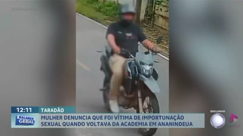 Motociclista com placa coberta é denunciado por importunação sexual em via pública
