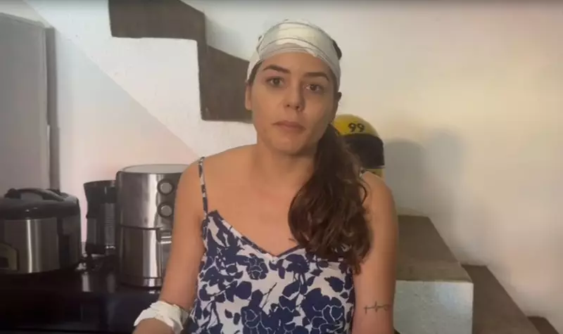 Motociclista de aplicativo abandona passageira após acidente em MG: vítima ficou ferida