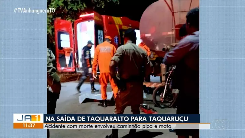 Motociclista morre após colisão com caminhão estacionado na TO-030: detalhes do acidente