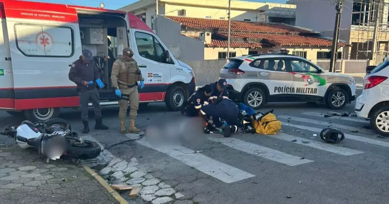 Motociclista morre após colisão em alta velocidade em Itajaí: veja detalhes