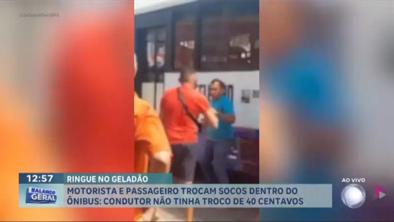 Motorista e passageiro entram em briga por causa de troco de R$ 0,40 em Londrina