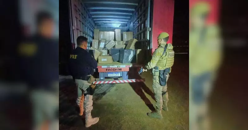 Motorista é preso com 6 mil pacotes de cigarros contrabandeados em SC