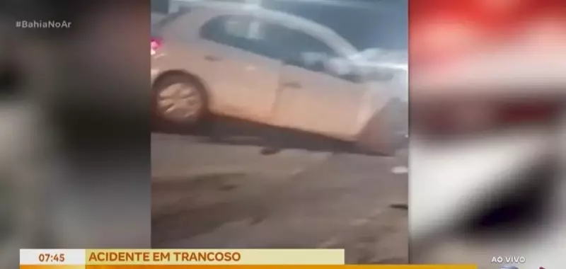 Motorista embriagado causa acidente grave na entrada de Trancoso, BA