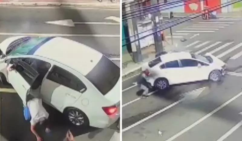 Motorista embriagado tenta atropelar guardas e causa acidente em Vitória