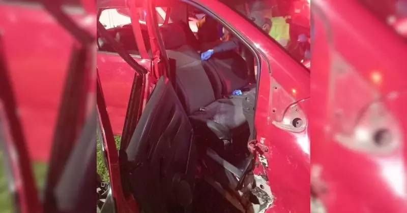 Motorista fica inconsciente e preso nas ferragens após grave acidente no extremo sul de SC