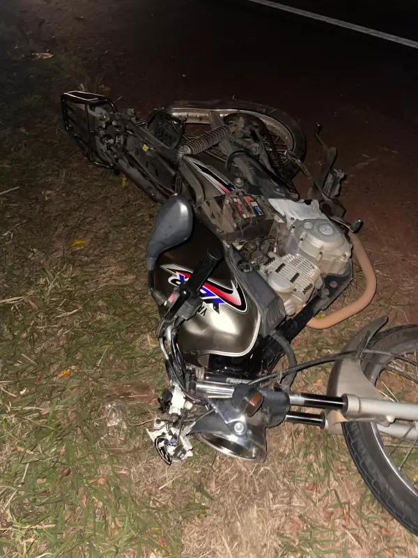 Motorista foge após atropelar motociclista em Santo Antônio de Posse: vítima ficou ferida