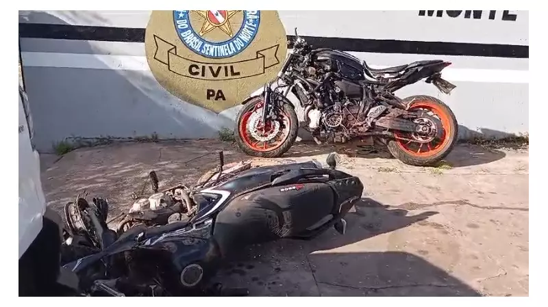 Motos apreendidas em Monte Alegre passam por perícia e catalogação para leilão