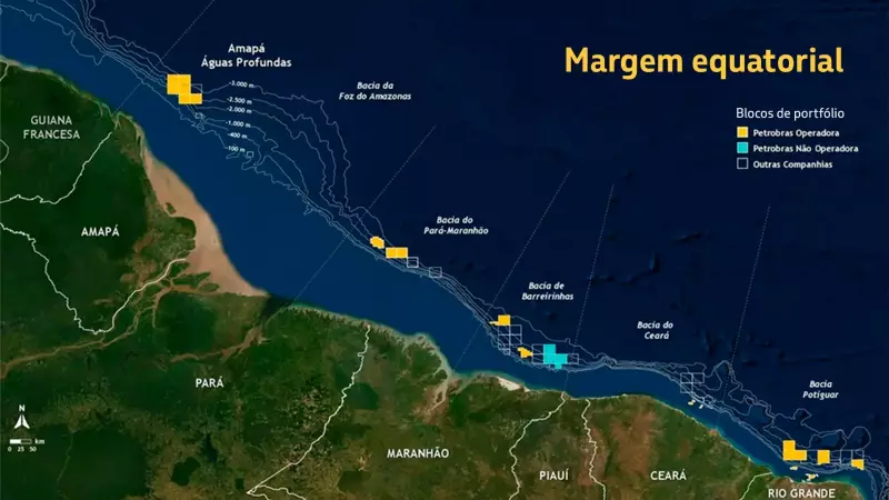 MPF pede suspensão imediata de leilão de blocos de petróleo e gás na Foz do Amazonas