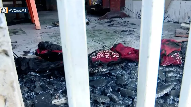 Mulher ateia fogo na casa do namorado em Santa Inês durante surto psicótico
