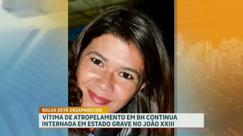 Mulher atropelada por ônibus no centro de BH segue na UTI: família busca documentos perdidos