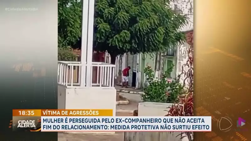 Mulher de Santa Brígida (BA) vive terror: ex-companheiro a persegue mesmo com medida protetiva