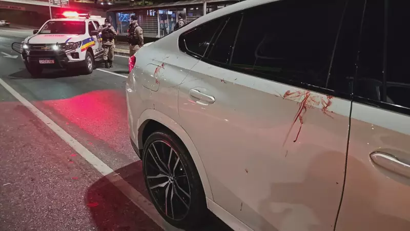 Mulher denuncia agressão policial após abordagem a BMW com marcas de sangue em MG