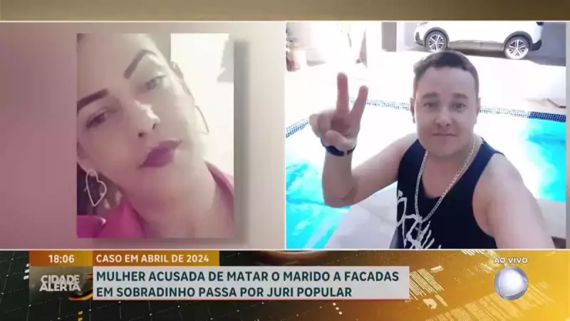 Mulher é acusada de assassinar marido a facadas em Sobradinho-DF e vai a júri popular