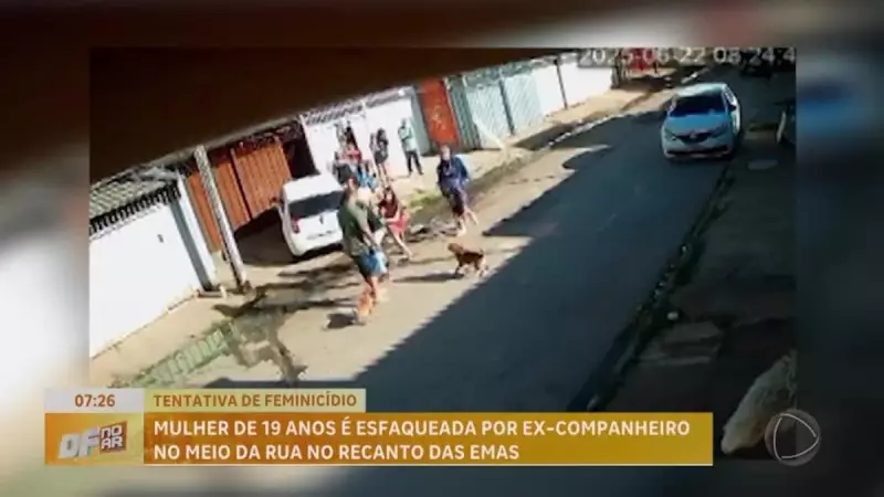 Mulher é esfaqueada por ex-companheiro no Recanto das Emas, DF: violência doméstica em foco
