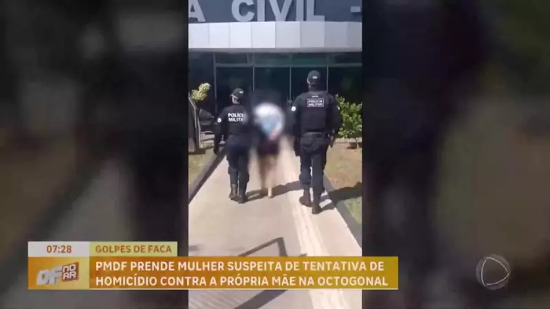 Mulher é presa por tentativa de homicídio contra a própria mãe no DF — detalhes chocantes
