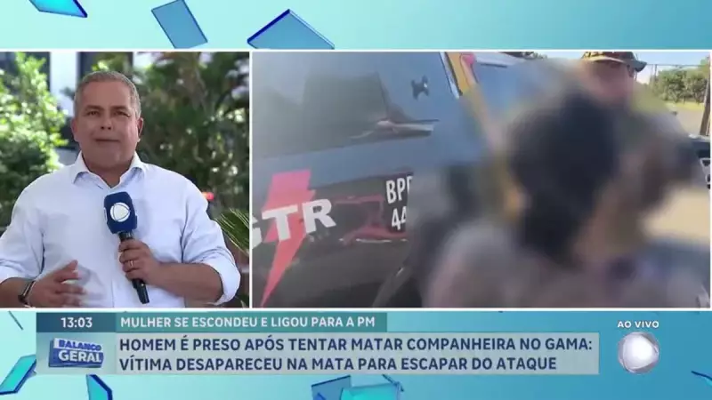 Mulher escapa de tentativa de feminicídio ao se esconder em matagal no Gama, DF
