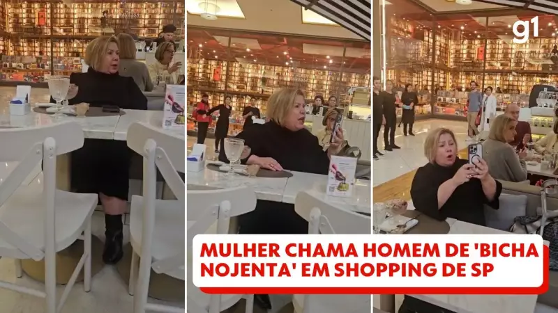 Mulher presa após ofender homem em shopping de luxo em SP também xingou policiais na delegacia