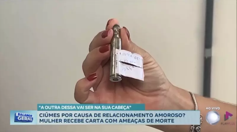 Mulher recebe bala de fuzil com mensagem ameaçadora de colega de trabalho na Bahia