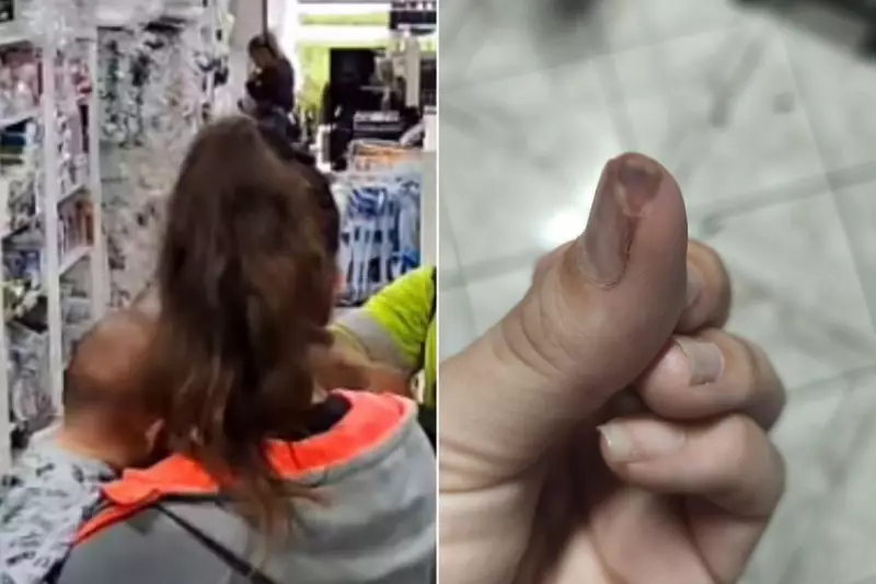 Mulher tem parte do dedo arrancada a mordida por assaltante enquanto amamentava filho em Santos