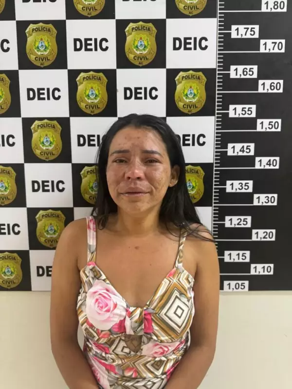 Mulher vai registrar roubo de celular no AC e acaba presa por integrar organização criminosa