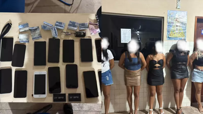 Mulheres são presas após roubo de celulares em Benevides, na Grande Belém