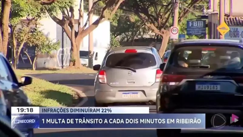 Multas de trânsito caem 22% em Ribeirão Preto: entenda os motivos