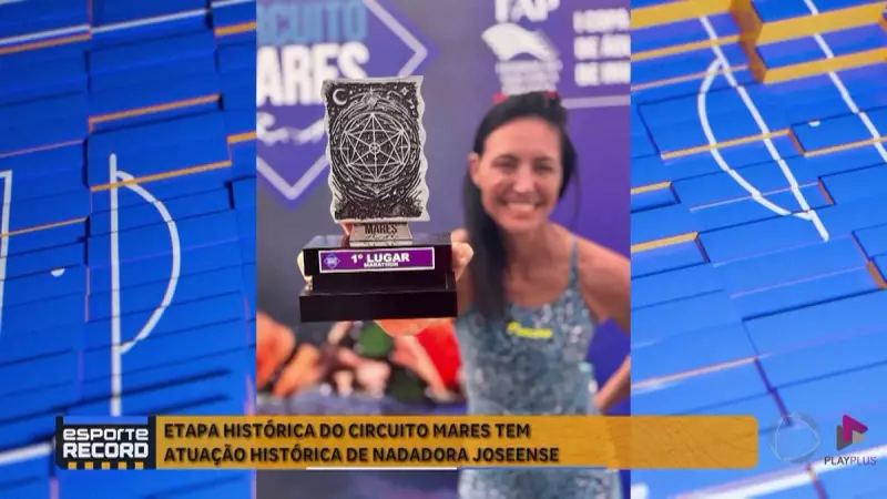 Nadadora de São José dos Campos brilha em etapa histórica do Circuito Mares