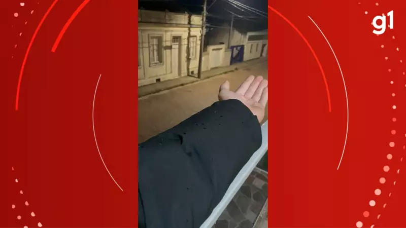 Neve e chuva congelada surpreendem Pinheiro Machado: fenômenos raros no RS