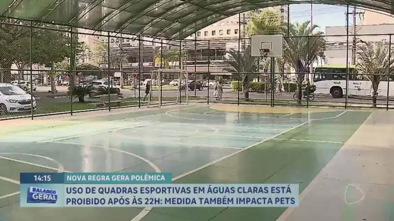 Novas regras para áreas de lazer em Águas Claras (DF) geram polêmica entre moradores