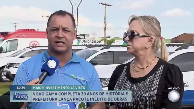 Novo Gama-GO comemora 30 anos com inaugurações e melhorias para a população