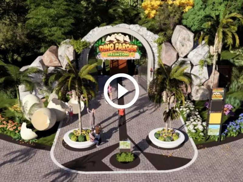 Novo parque no Sul de SC promete aventura com dinossauros gigantes que rugem e respiram