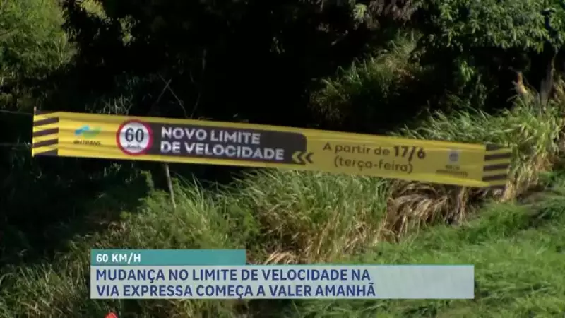 Novos radares e placas de velocidade são instalados na Via Expressa de BH: entenda as mudanças