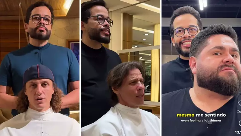 O barbeiro que emociona clientes famosos: de Danilo Gentili a Pablo Marçal