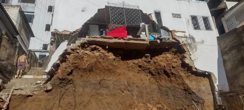 Obra irregular faz casa desabar e interdita imóvel no Espírito Santo