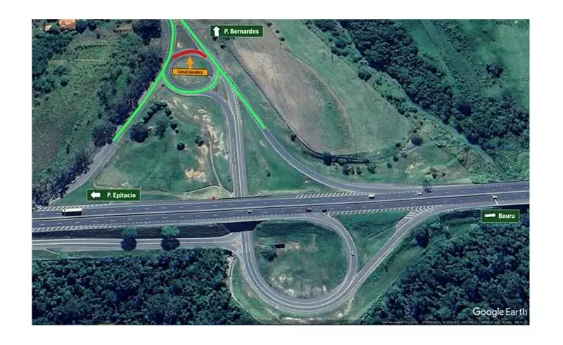Obras na Raposo Tavares interditam alça de acesso em Presidente Bernardes: saiba os desvios