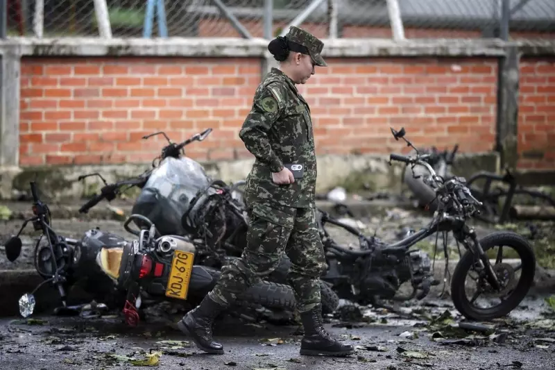 Onda de violência na Colômbia: Atentados coordenados e ataques armados chocam o país