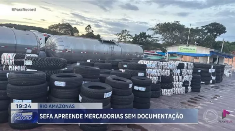 Operação apreende mercadorias irregulares em embarcação no Rio Amazonas