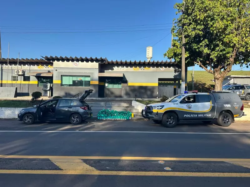 Operação apreende quase 70 kg de drogas e prende motorista em flagrante em Adamantina