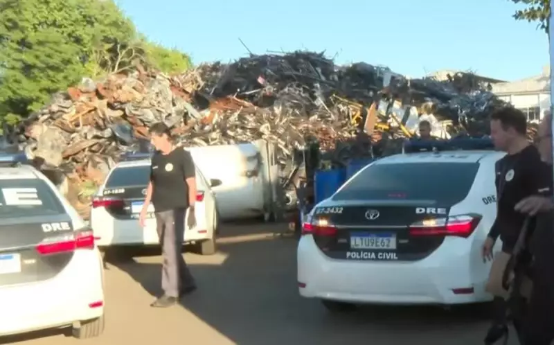 Operação Caminhos do Cobre desmonta esquema bilionário de venda ilegal de cabos furtados no RJ