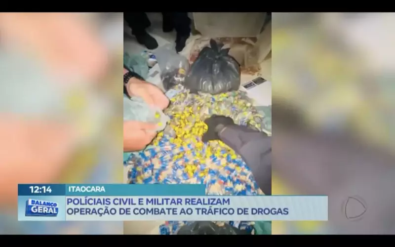 Operação conjunta da PM e PC combate tráfico de drogas no interior do RJ