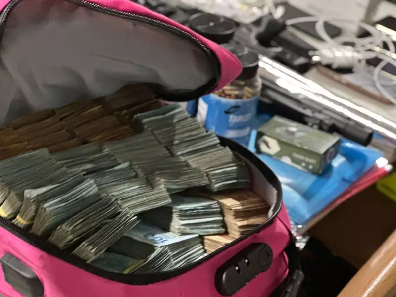 Operação contra tráfico em 4 estados termina com suspeito morto e mala com drogas apreendida